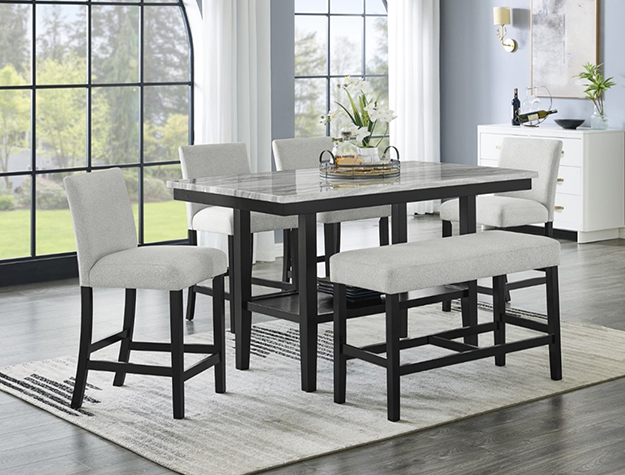 MARBEL 5PK + BENCH COUNTER HEIGHT