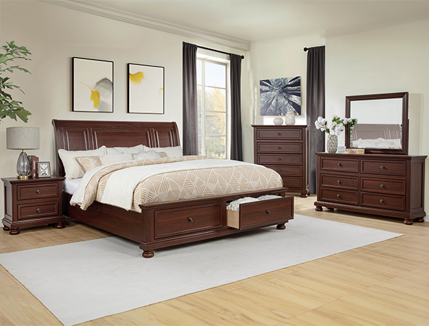 CLARIBELLE BEDROOM GROUP WHITE