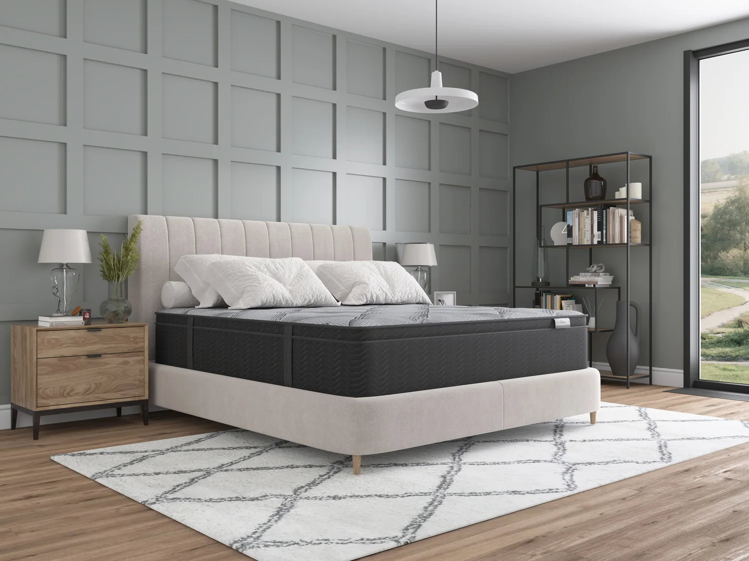 Capital Bedding Dover hybrid euro top mattress
