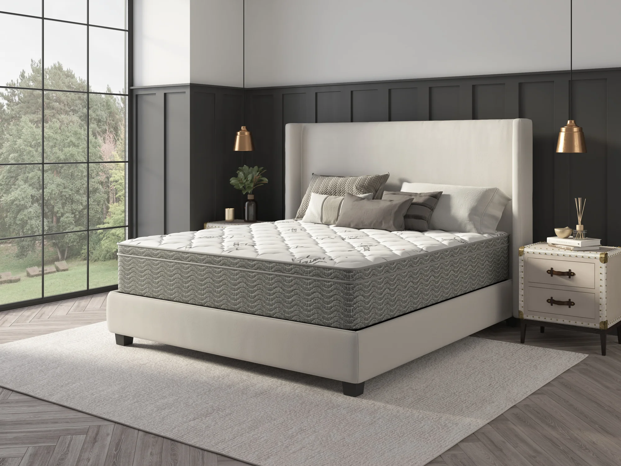 Capital Bedding 13 inch Pillow Puff euro top mattress